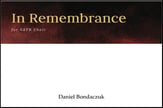 In Remembrance SATB choral sheet music cover